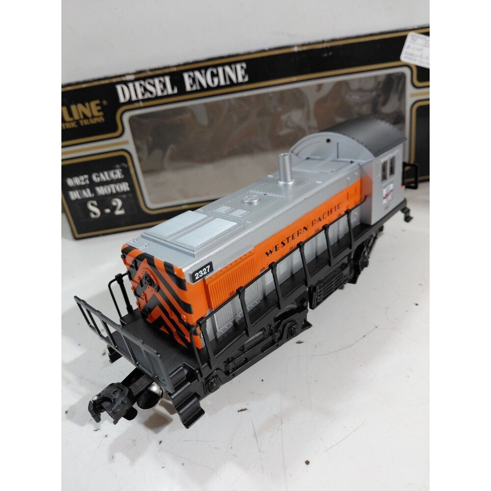K-Line 2327 O Gauge Model Railroad Western Pacific Diesel Switcher Engine w/Box